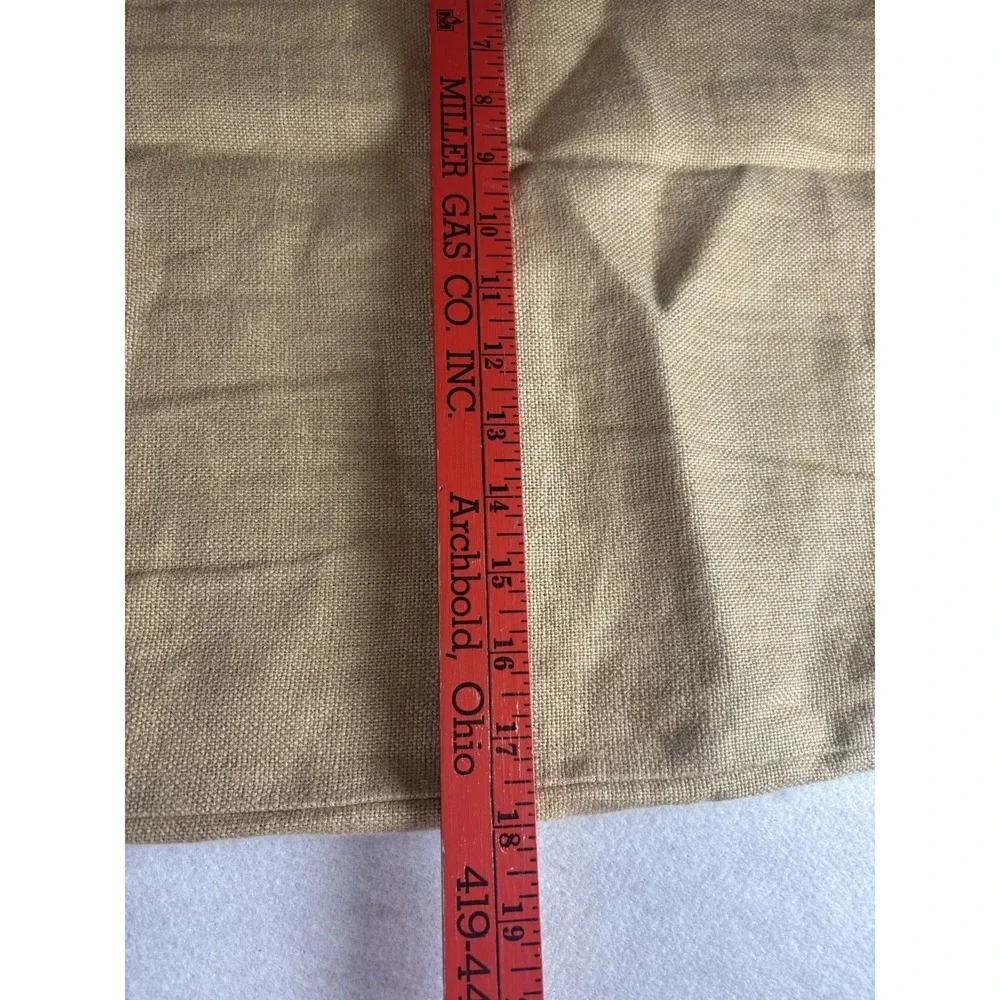 Pottery‎ Barn Beige Linen Large Button Envelope PillowCovers 18